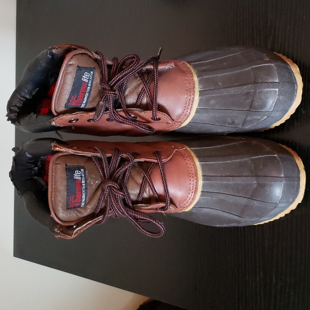 Trail's End winter boots. Pre-owned sz 10.Thermo lite insulation. Steel shank.